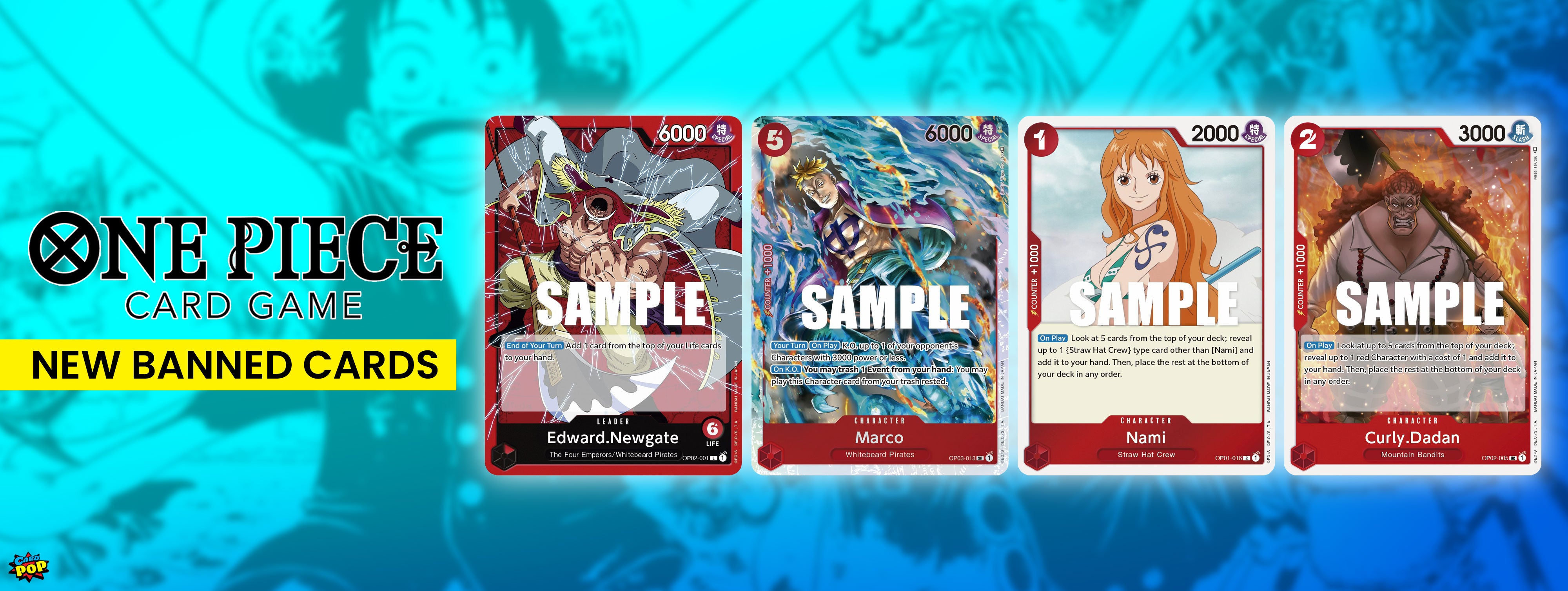 one piece card game banner - Awakening of the New Era Poster - New - Store Exclusive One Piece TCG Ban List: