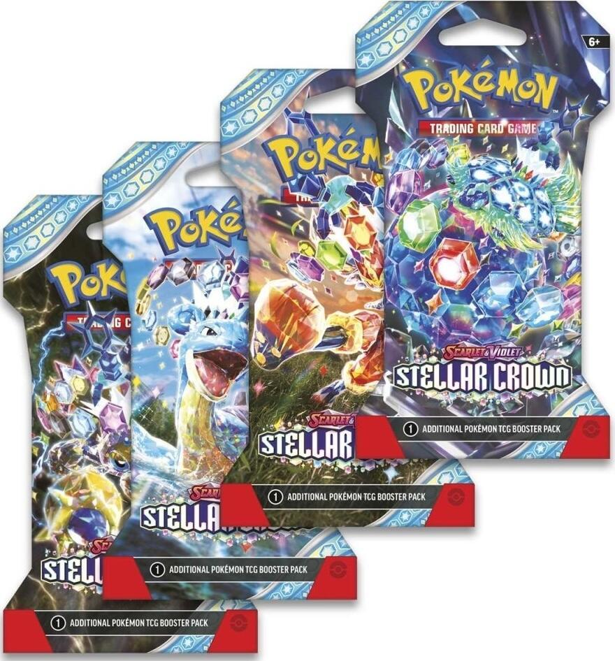 Pokemon - Scarlet and Violet - Stellar Crown - Sleeved Booster Pack