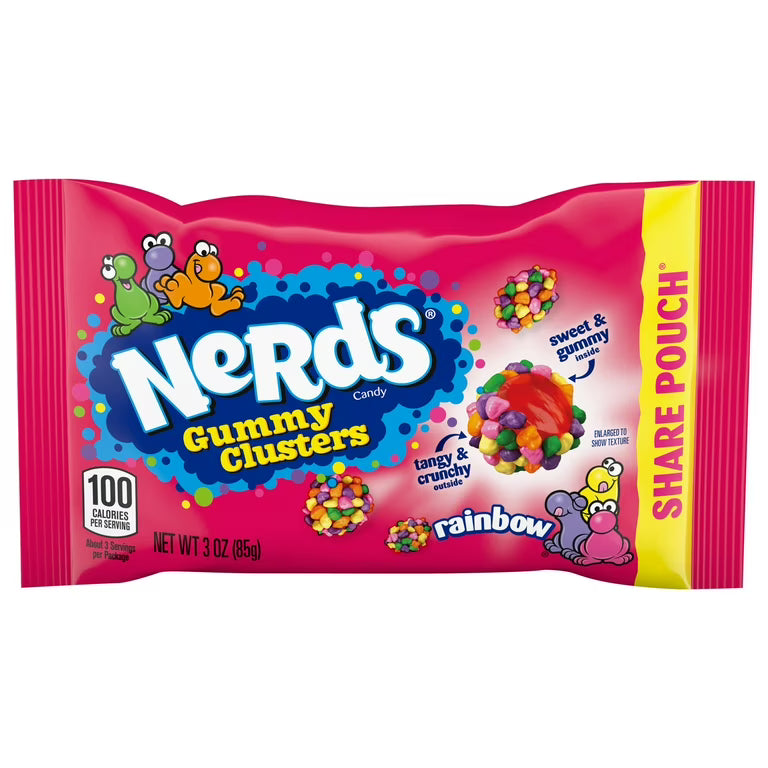 Nerds - Rainbow Gummy Clusters (3oz)
