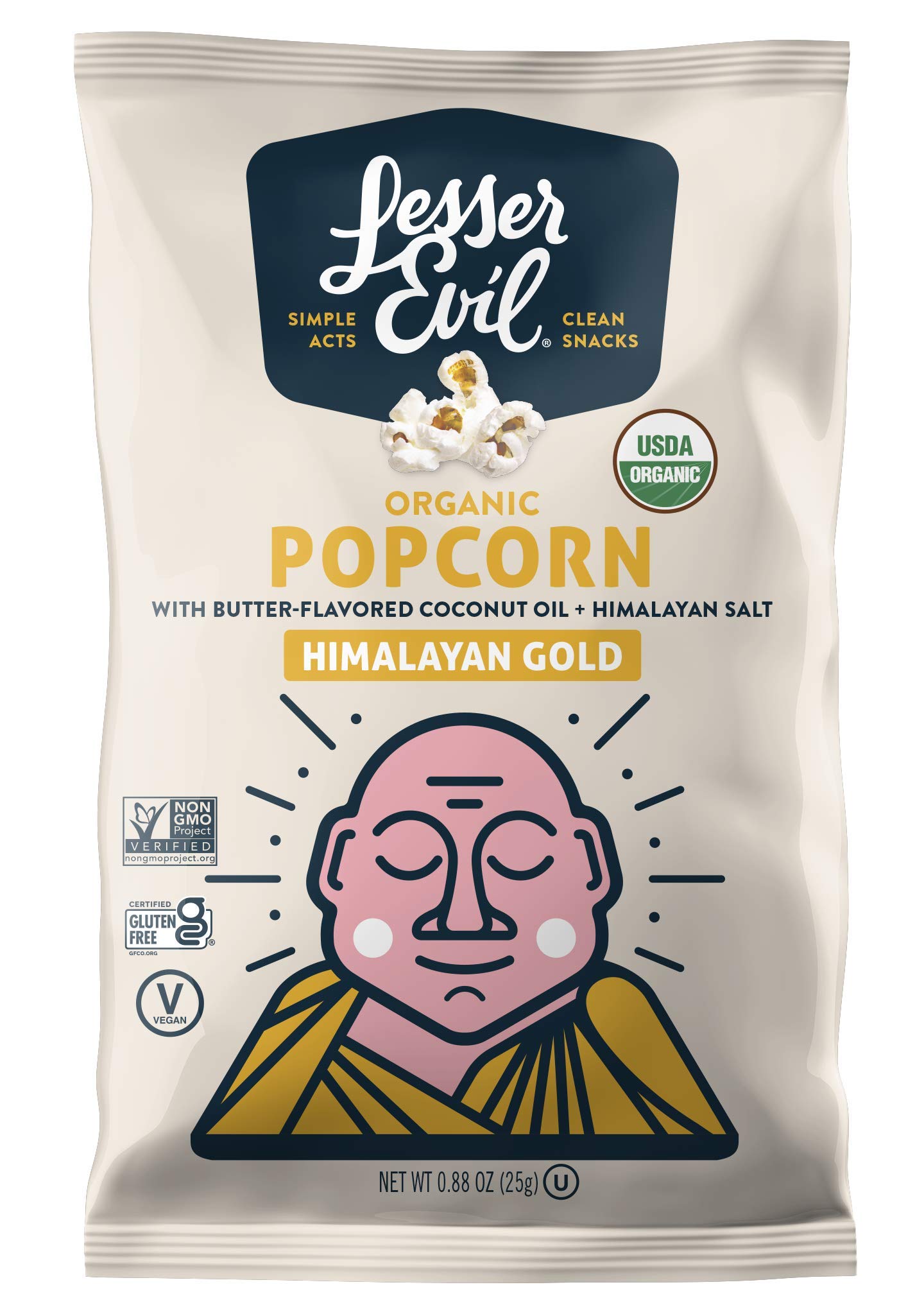 Lesser Evil - Himalayan Gold Popcorn (.65oz)
