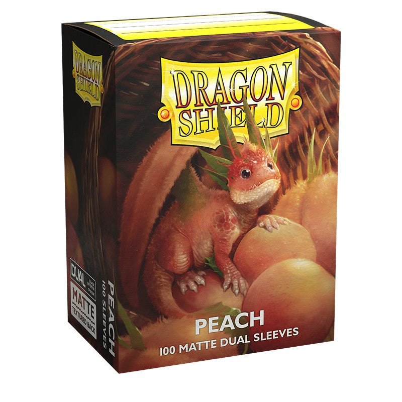 Dragon Shield - 100ct Standard Card Sleeves - Dual Matte Peach