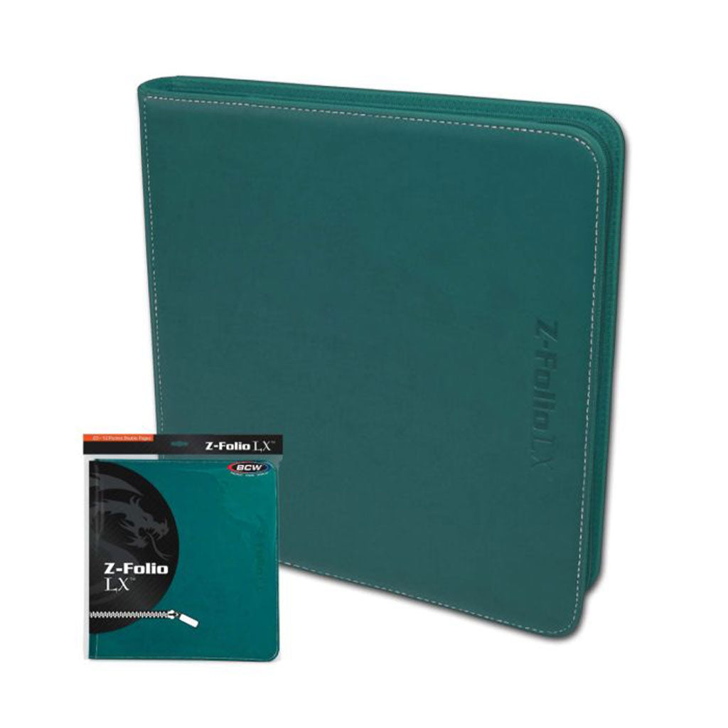 BCW - Profolio LX - 12 Pocket Binder - Teal