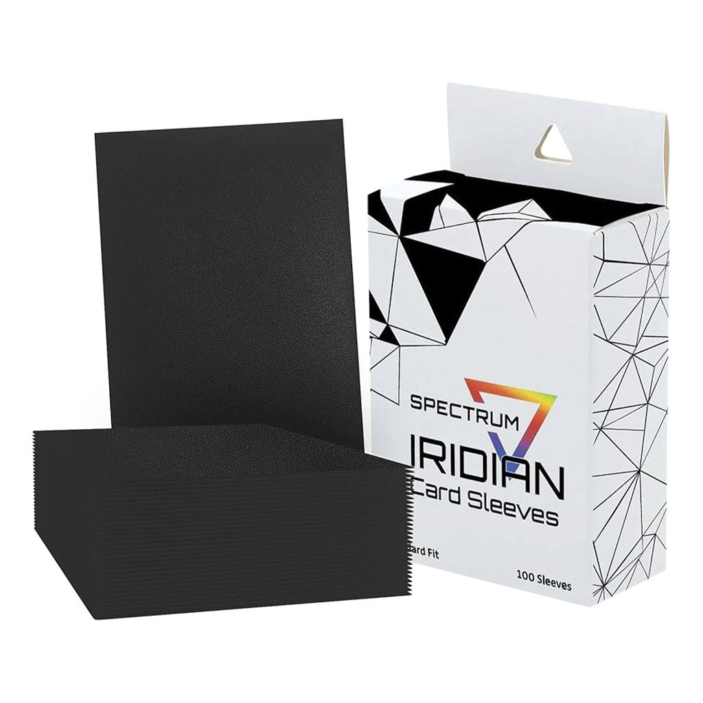 BCW - Spectrum - Iridian Card Sleeves - Matte Black (100ct)