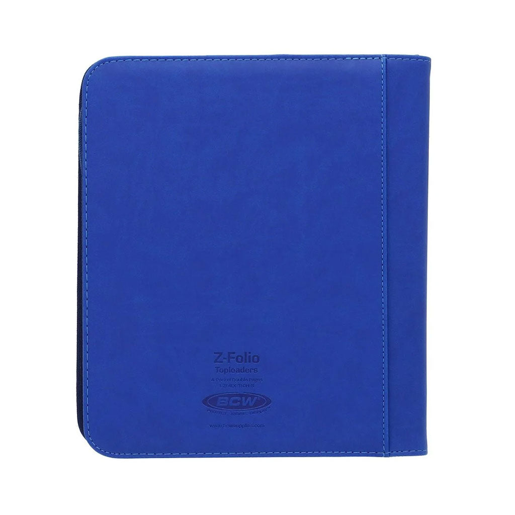 BCW - Z Folio - 4 Pocket Toploader Binder - Blue
