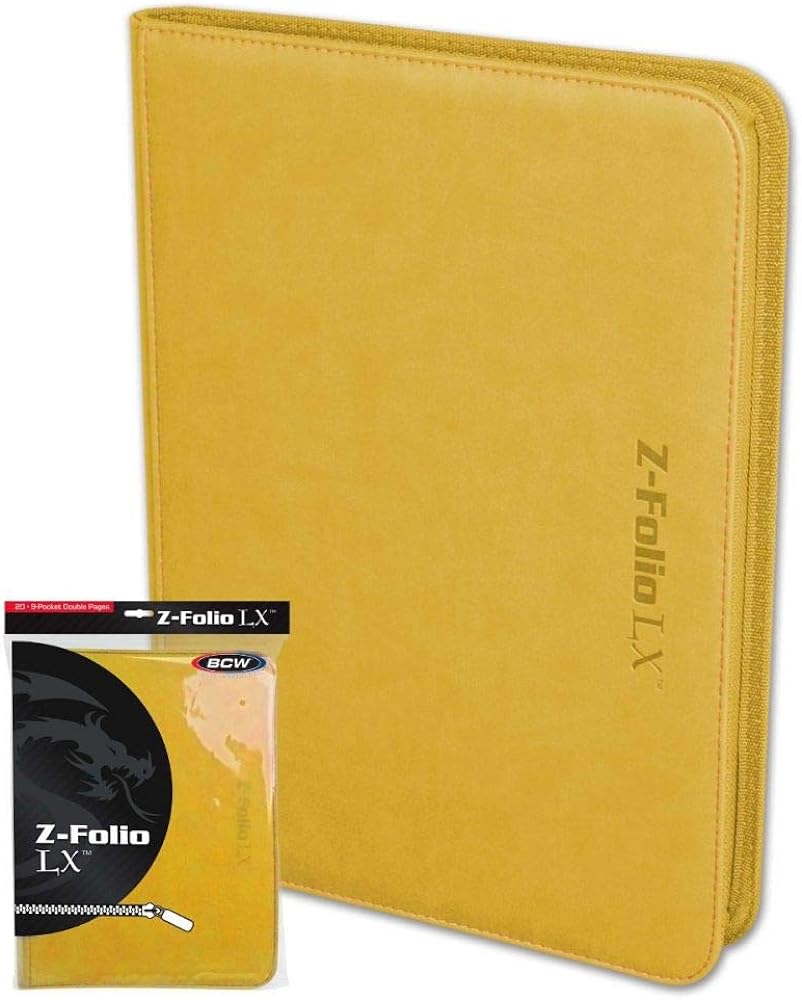 BCW - Profolio - 9 Pocket Binder - Yellow