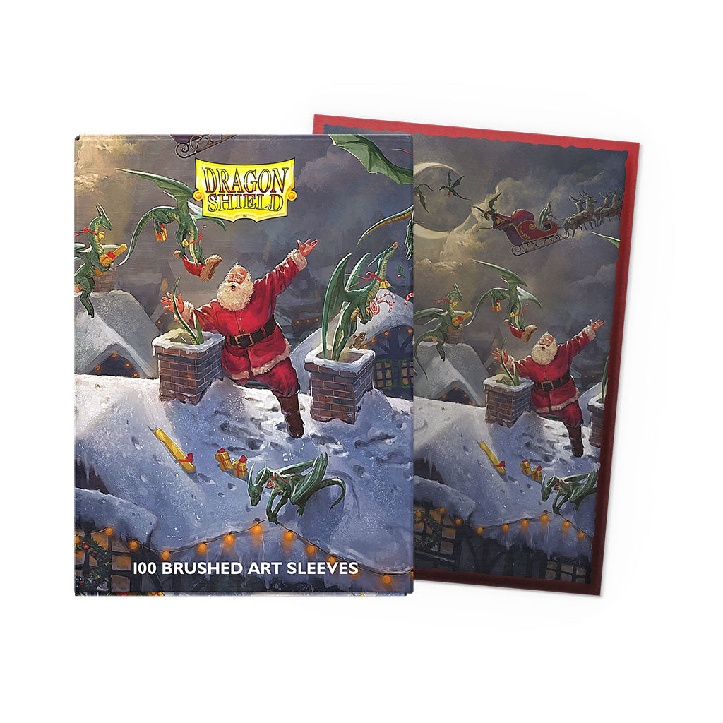 Dragon Shield - Standard Card Sleeves - Brushed Art Christmas 2023 - 100ct