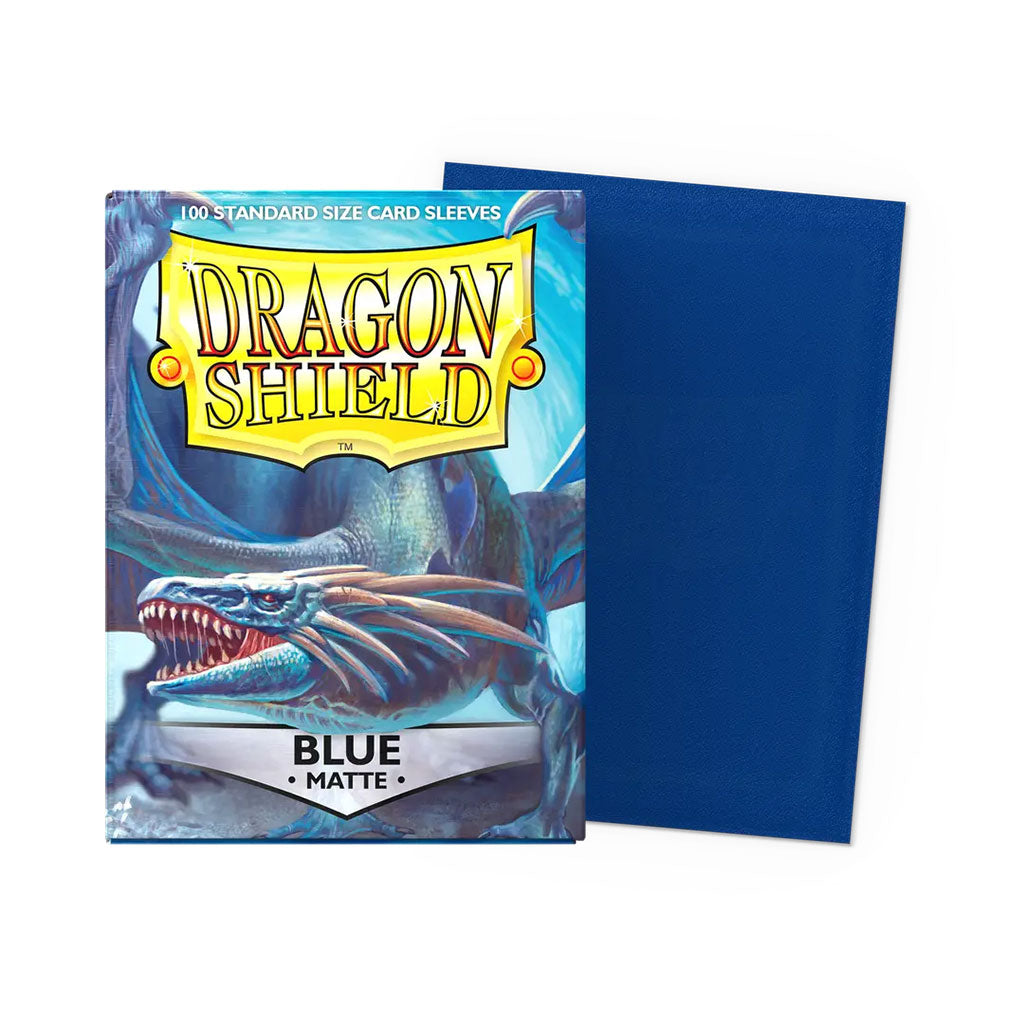 Dragon Shield - Standard Card Sleeves - Blue Matte - 100ct