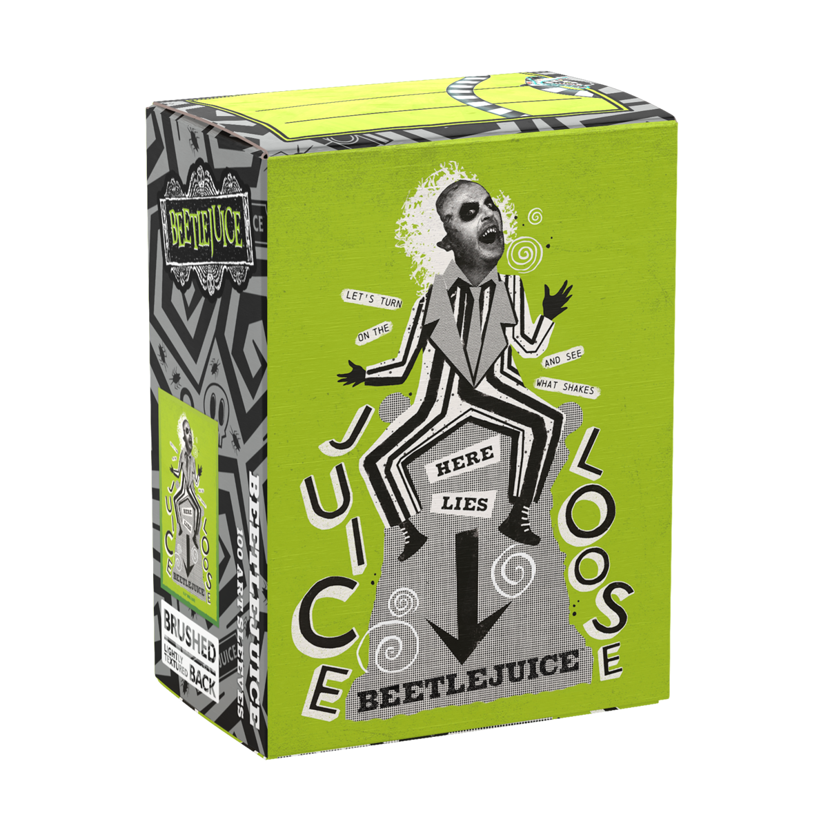 Dragon Shield - 100c Standard Size Card Sleeves - Brushed Art - Beetlejuice