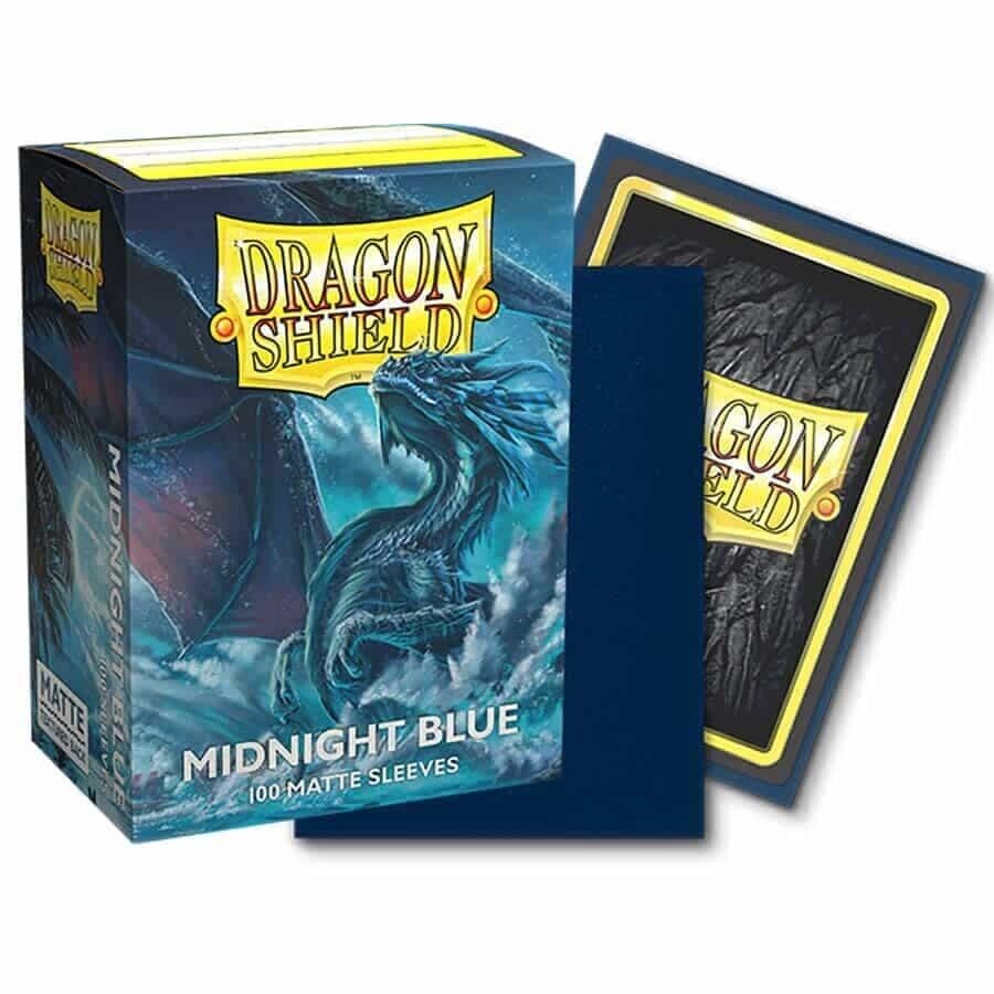 Dragon Shield - 100ct Standard Card Sleeves - Midnight Blue