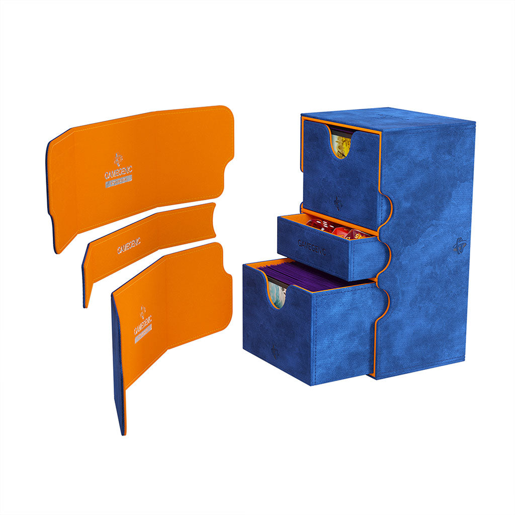 GameGenic - Stronghold 200 Convertible - Blue Orange - Deck Box
