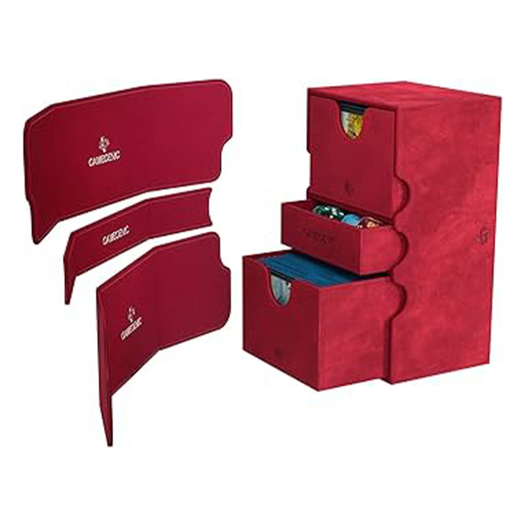 GameGenic - Stronghold 200 Convertible - Red - Deck Box