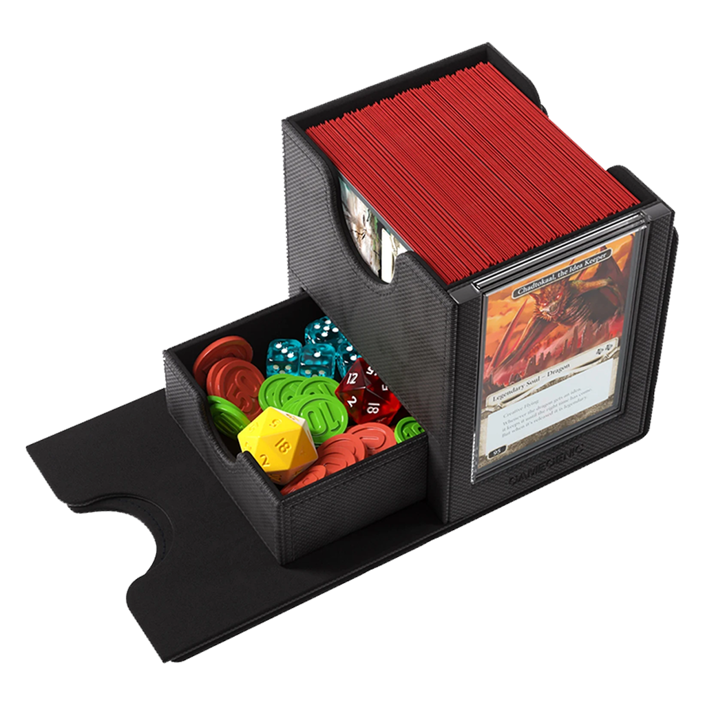 GameGenic - Sidekick 100 XL - Black - Deck Box