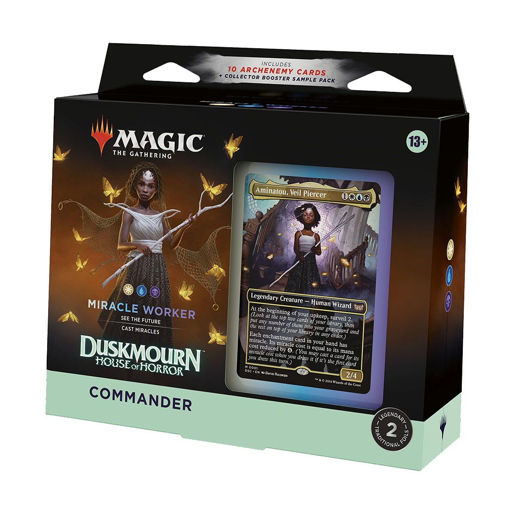 Magic The Gathering - Duskmourn House of Horrors - Miracle Worker - Commander Deck