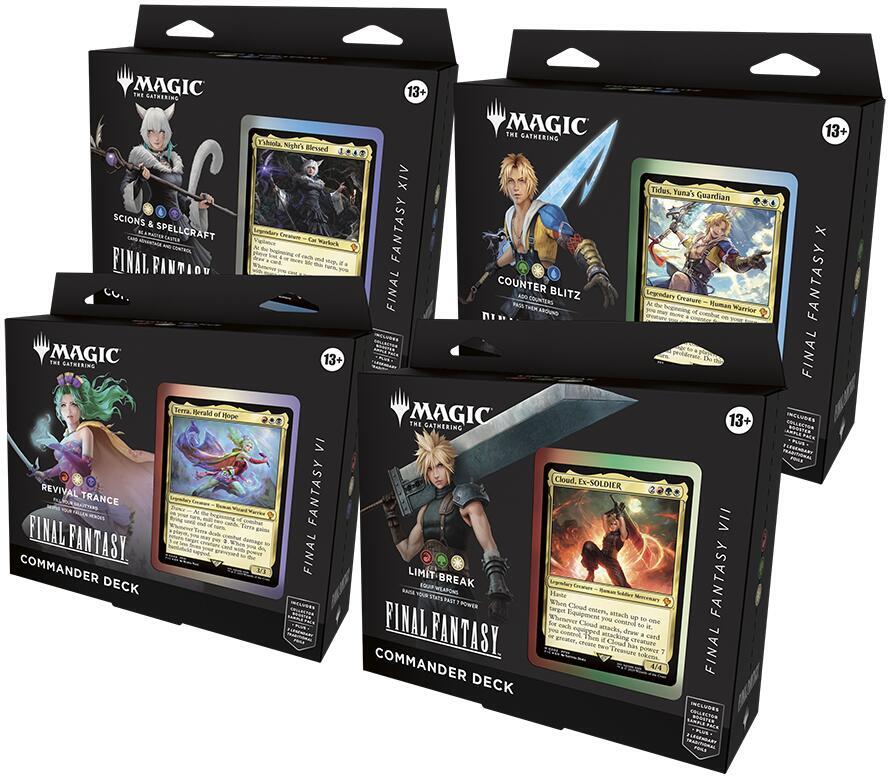 Magic The Gathering - Final Fantasy - Commander Deck - Case