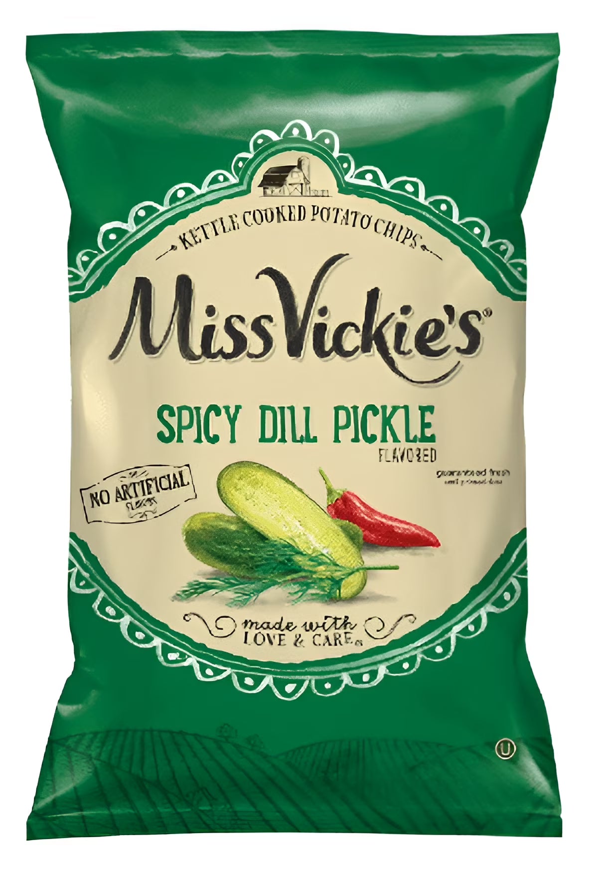 Miss Vickie's - Spicy Dill Pickle Chips (1.37oz)