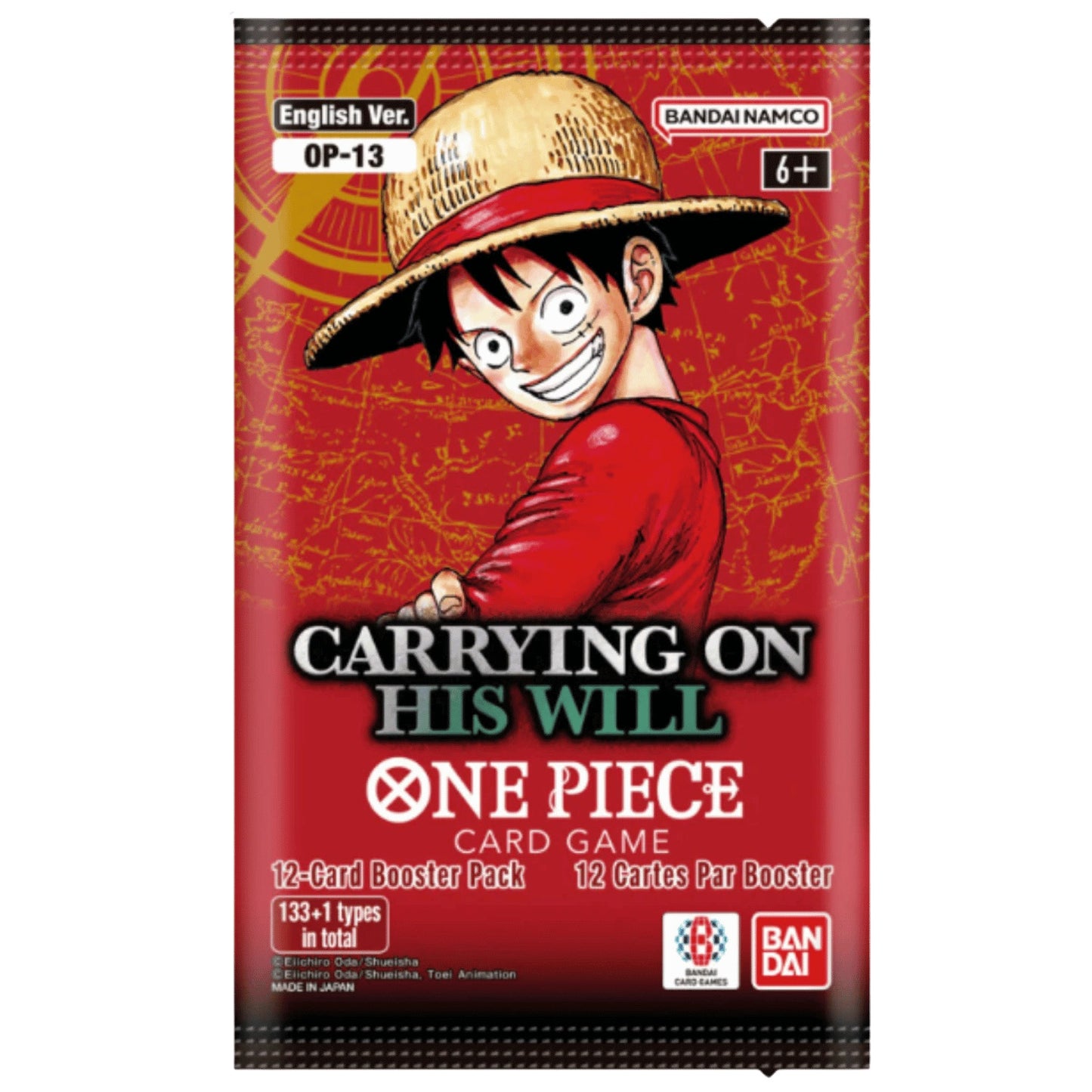 One Piece - Carrying On His Will - OP13 - Booster Pack