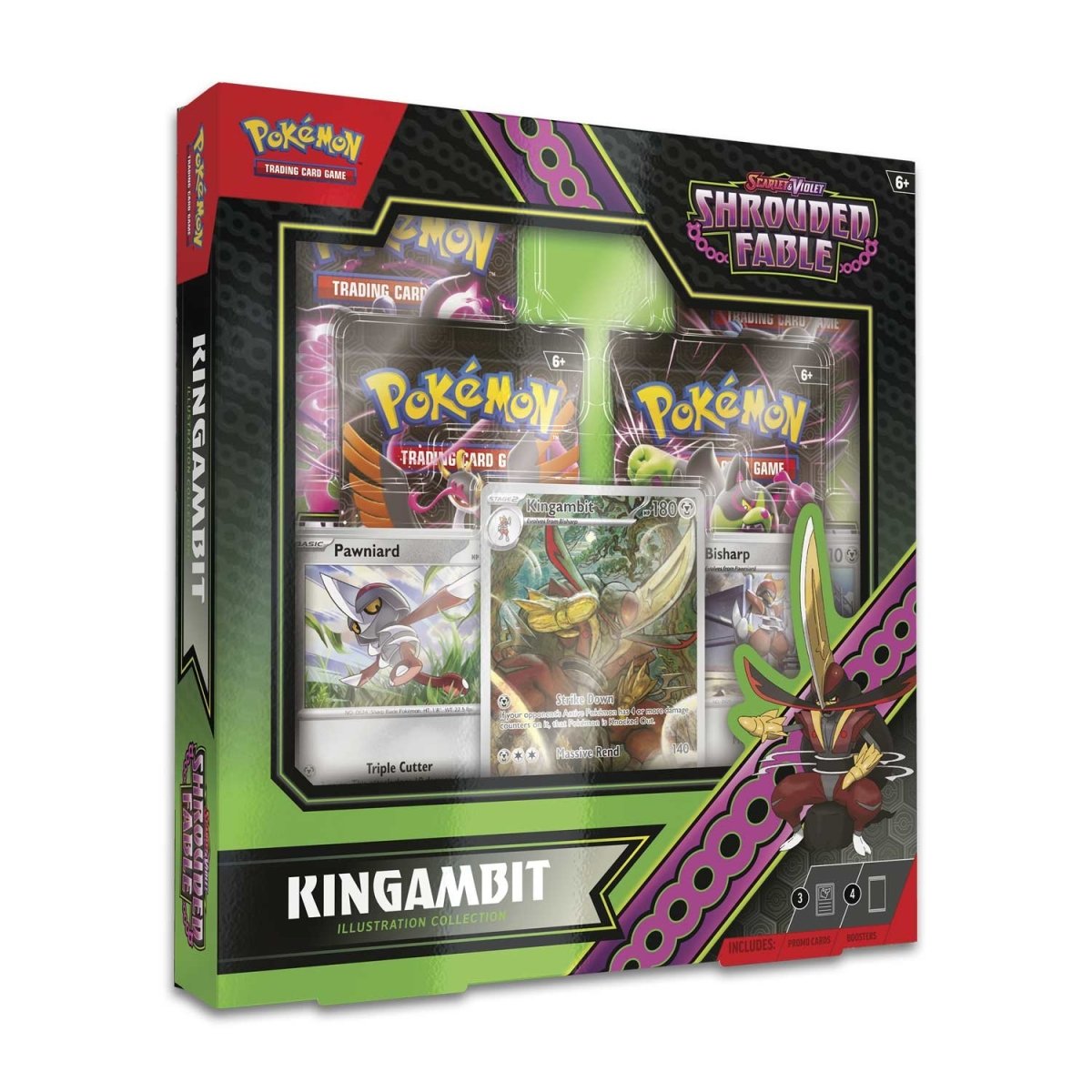 Pokémon - Scarlet & Violet - Shrouded Fable - Kingambit - Illustration Collection