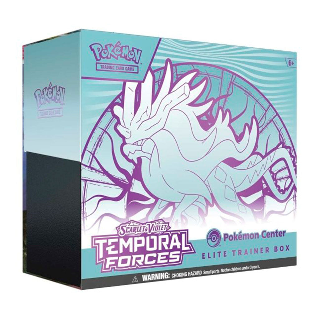 Pokemon - Scarlet and Violet - Temporal Forces - Walking Wake - Pokemon Center - Elite Trainer Box