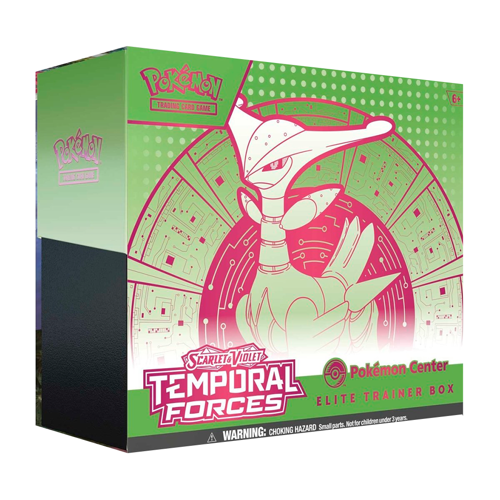 Pokémon - Scarlet & Violet - Pokémon Center - Temporal Forces - Elite Trainer Box - Iron Leaves