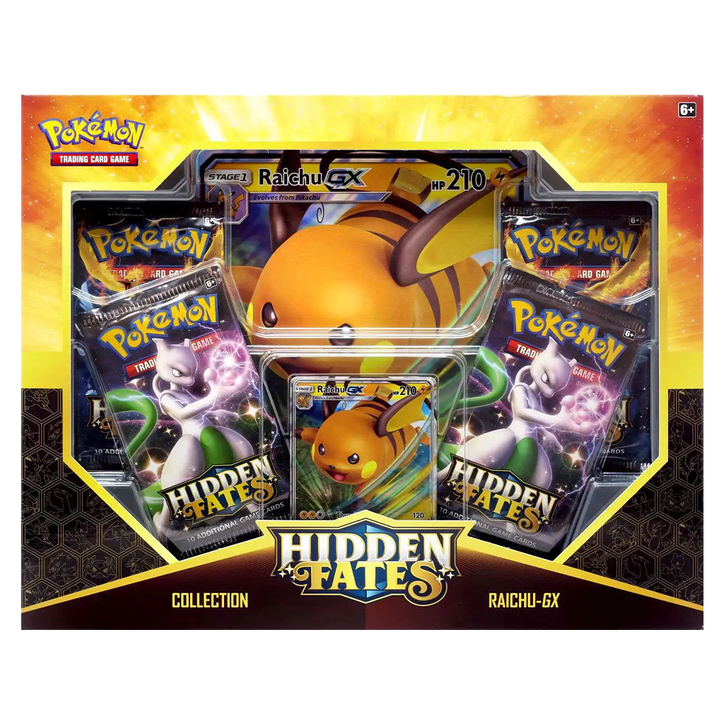 Pokemon - Sun and Moon - Hidden Fates - Raichu GX - Collection