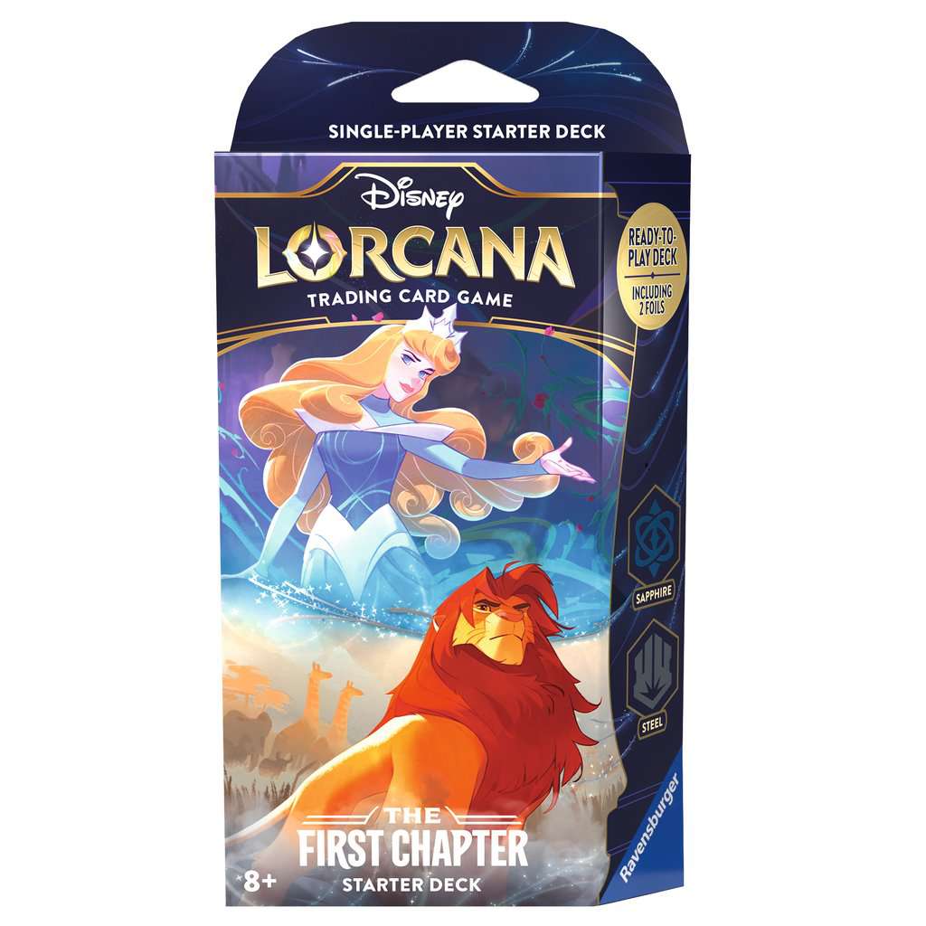 Disney - Lorcana - The First Chapter - Sapphire and Steel - Starter De CARDPOPUSA Disney - Lorcana - The First Chapter - Sapphire and Steel - Starter De CARDPOPUSA