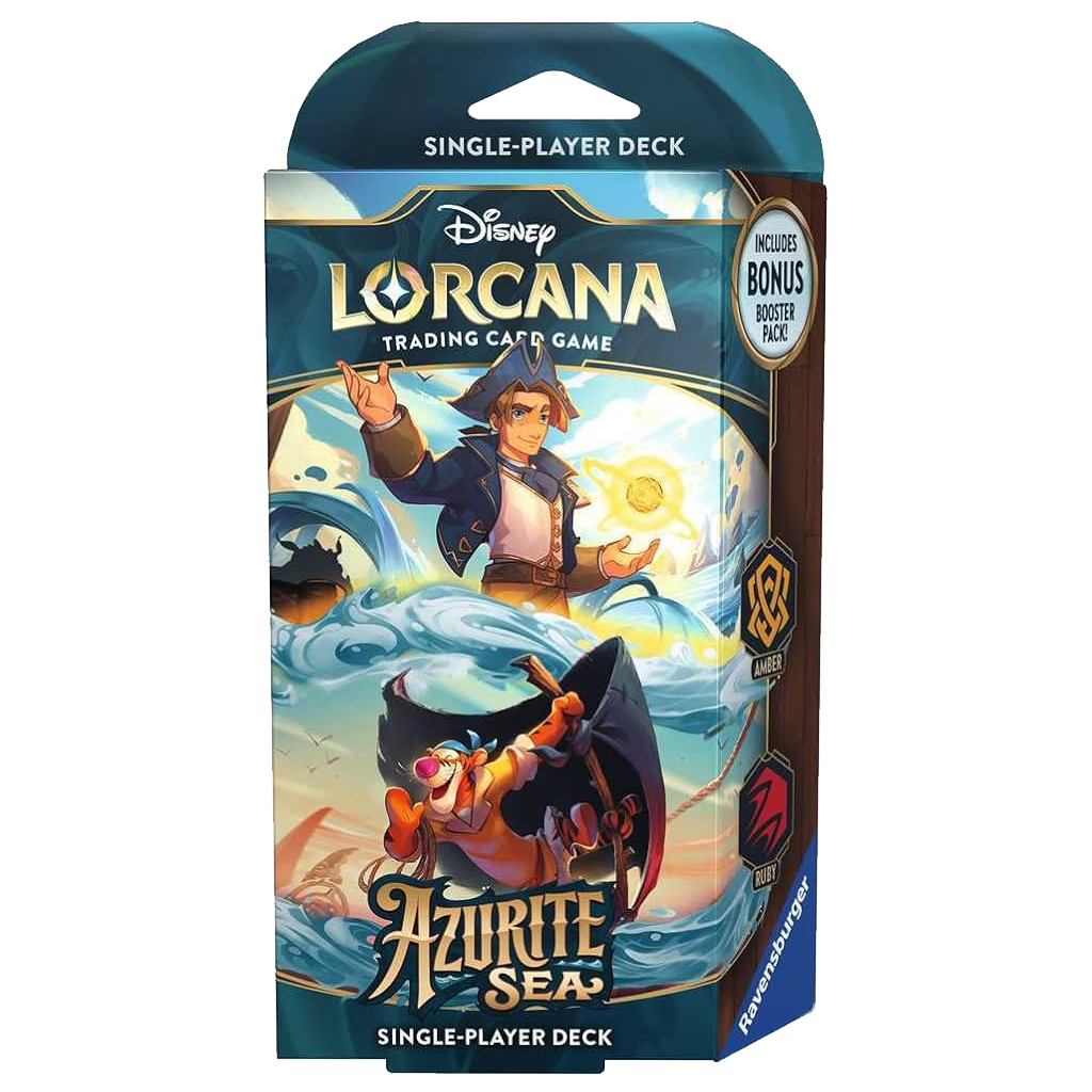 Disney - Lorcana - Azurite Sea - Amber and Ruby - Starter Deck CARDPOPUSA Disney - Lorcana - Azurite Sea - Amber and Ruby - Starter Deck CARDPOPUSA
