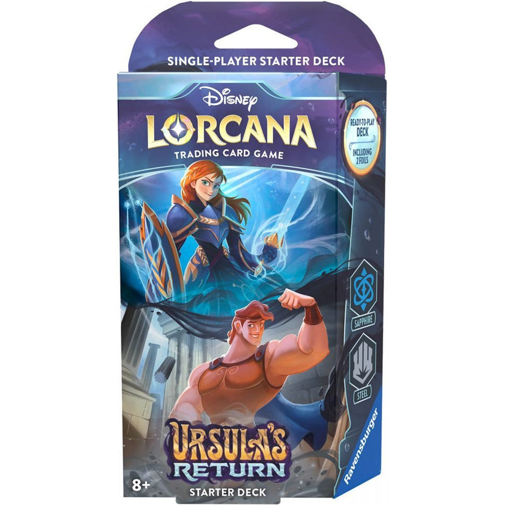 Ravensburger - Disney Lorcana - Ursulas Return - Starter Deck - Sapphire & Steel
