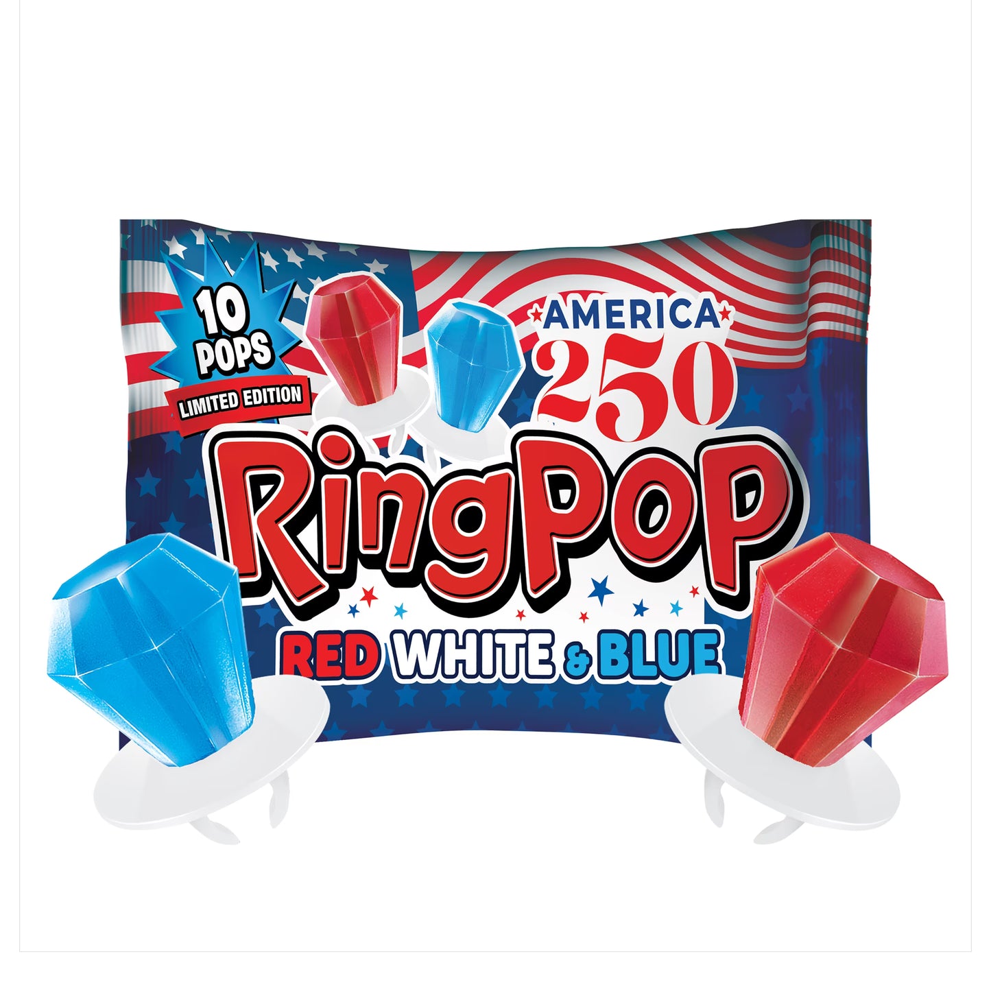 Ring Pop - Red White & Blue (.5oz)
