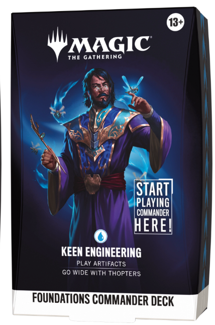 Magic The Gathering - Keen Enginering - Foundations Commander Deck