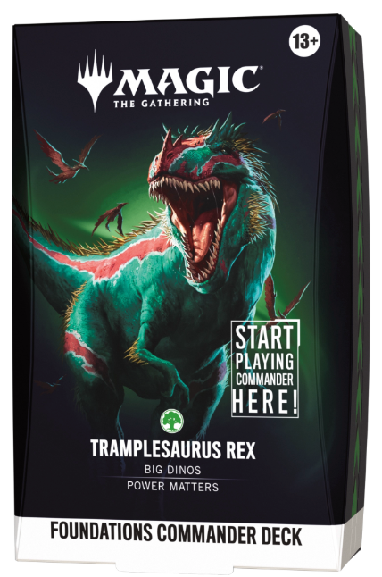 Magic The Gathering - Trampelsaurus Rex - Foundations Commander Deck