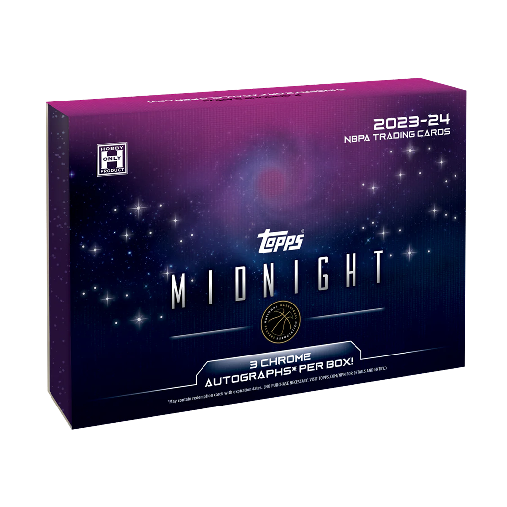 Topps - Midnight - NBA Basketball - 2023-24 - Hobby Box – CARDPOPUSA