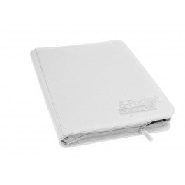 Ultimate Guard - 8-Pocket Zipfolio Zenoskin - White