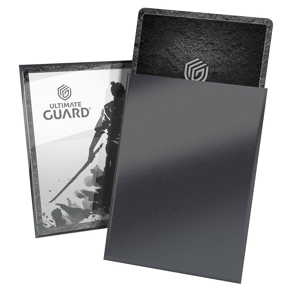 Ultimate Guard - Katana - 100 Sleeves - Standard Size - Obsidian Shard (Charcoal)
