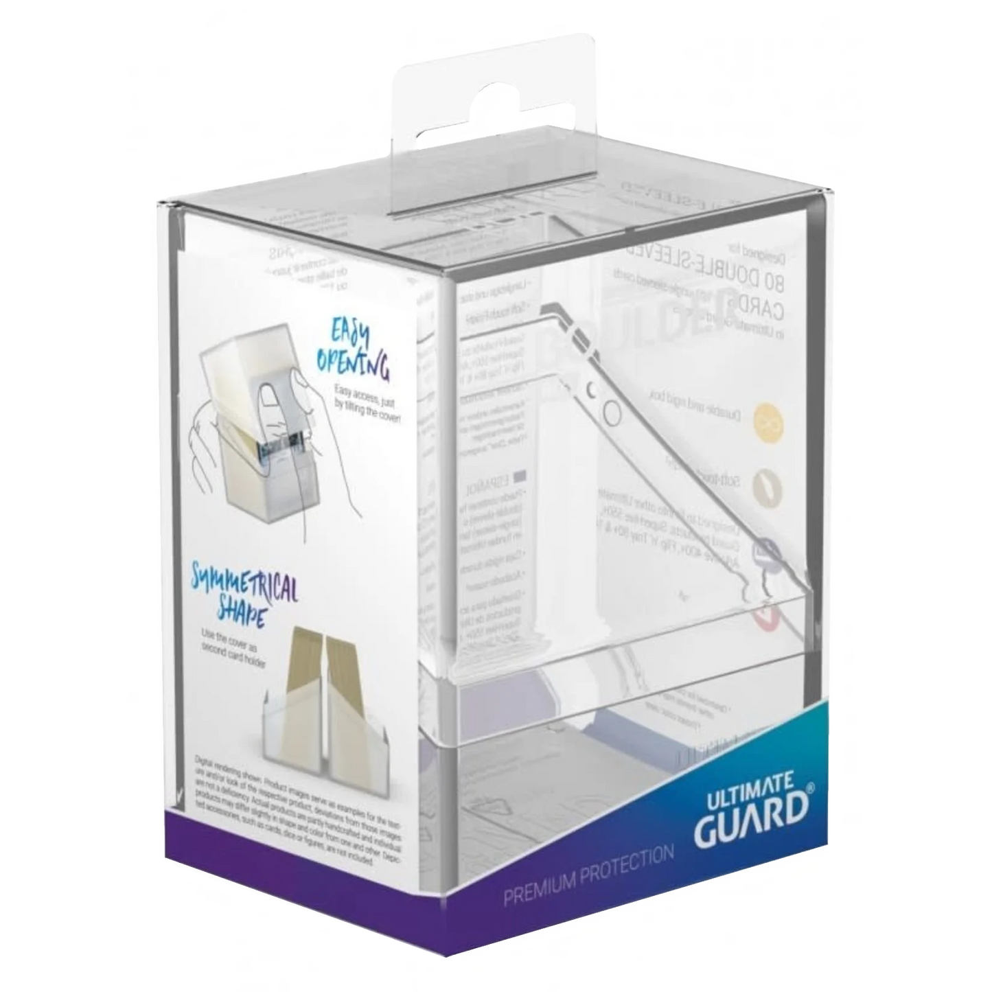 Ultimate Guard - Boulder 80 Transparent - Deck Box
