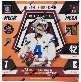 Panini - Mosaic - NFL Football - Reactive Blue - 2025 - Mega Box