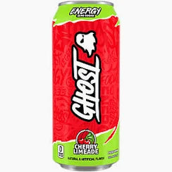 Ghost - Energy Drink - Zero Sugar Cherry Limeade - 16oz