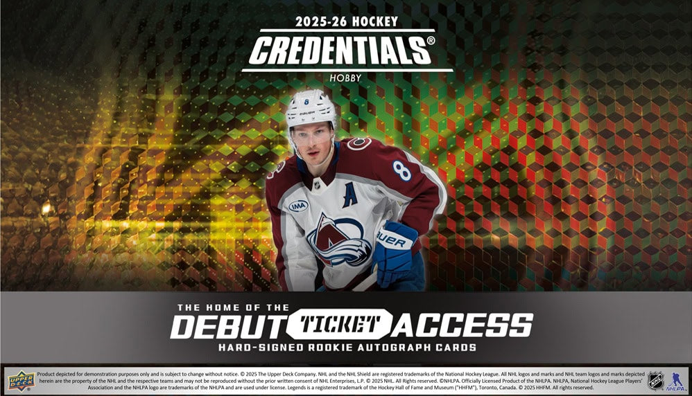 Upper Deck - Credentials - NHL Hockey - 2025-26 - Hobby Box