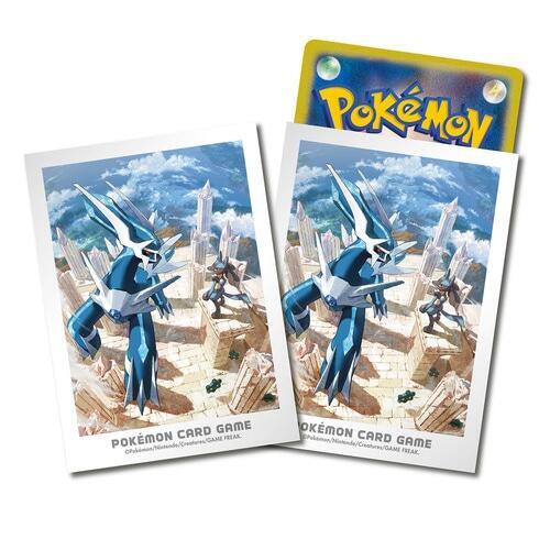 Pokemon - Japanese Pokemon Center Official - Dialga & Lucario Sinnoh Adventure Card Sleeves 64ct