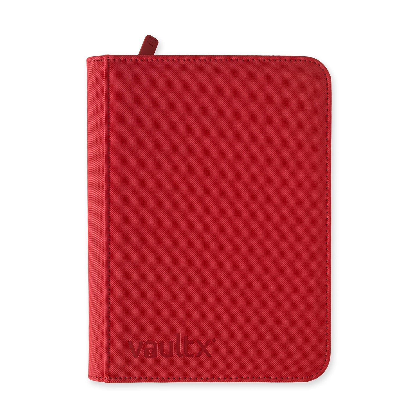 Vault X - 4 Pocket - Exo Tec Zip Binder - Fire Red