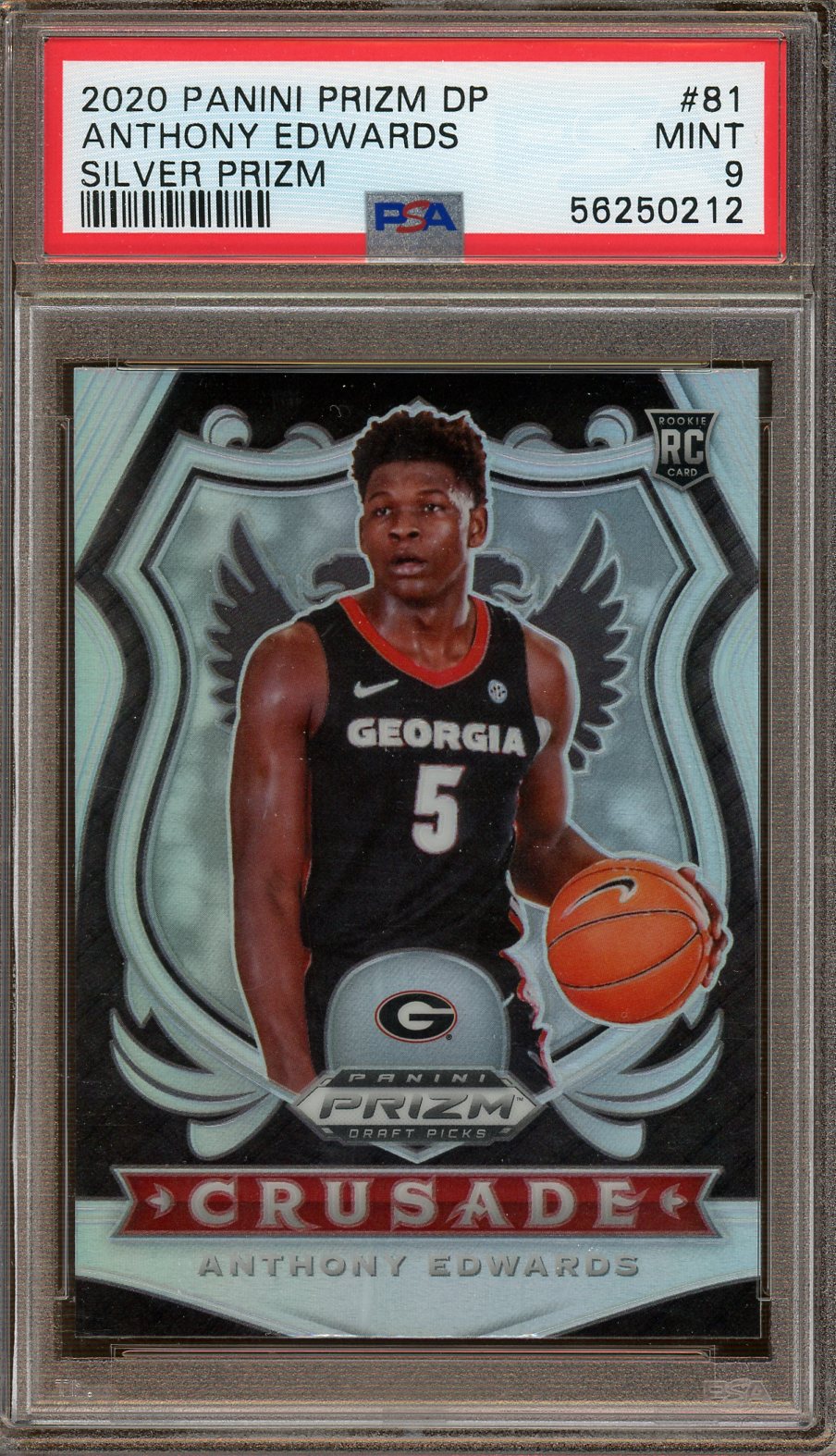 PSA - Mint 9 - 2020 -Panini - Prizm Draft Picks - Anthony Edwards