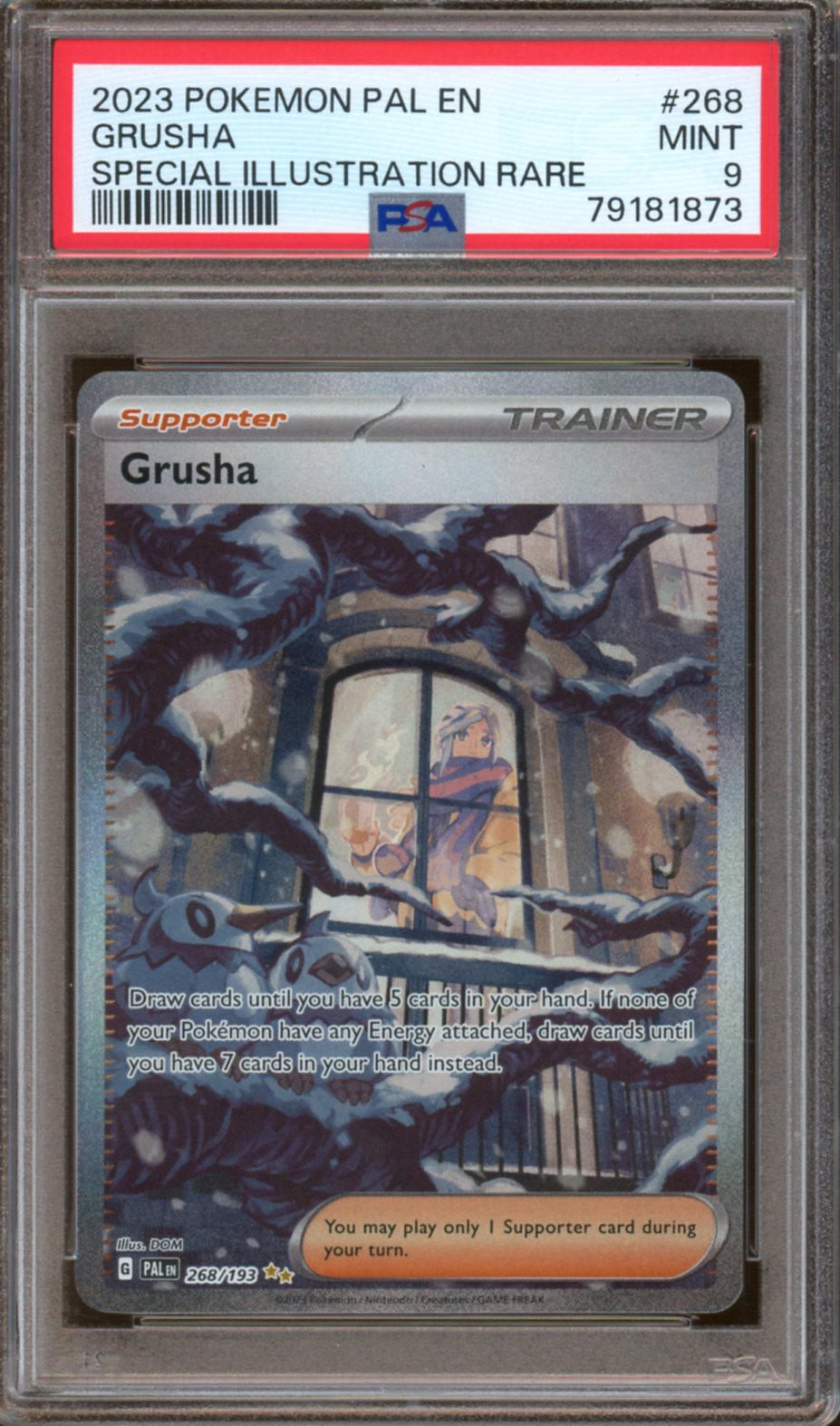 PSA - MINT 9 - 2023 - Pokemon - Grusha - Special Illustration Rare