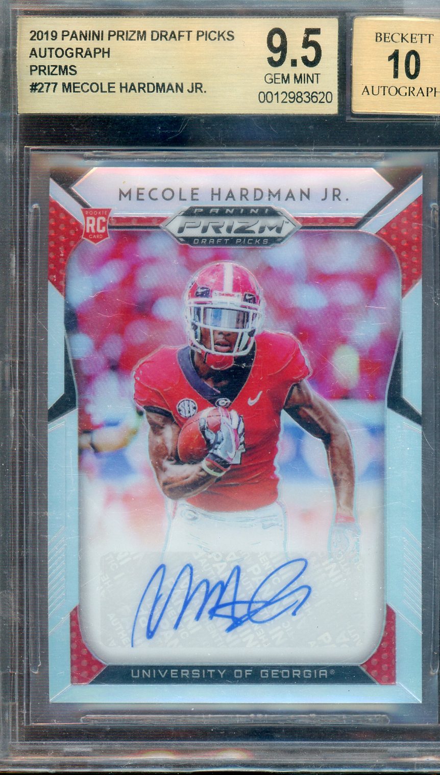 Panini - Prizm Draft Picks - Autograph - Mecole Hardman Jr. - 2019 - BGS 9.5 Auto 10