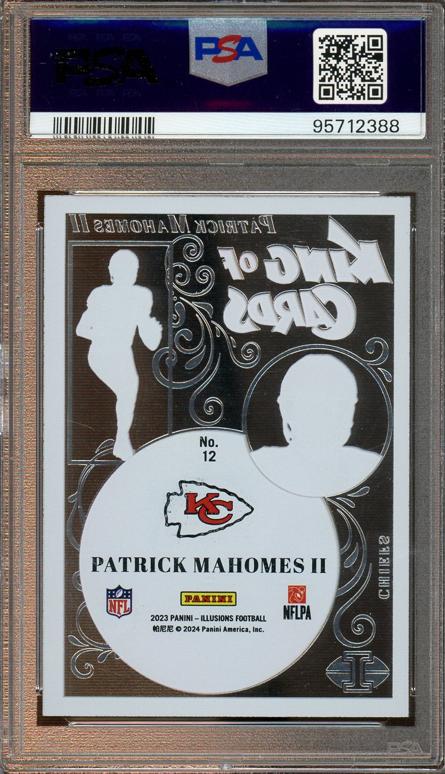 Panini - Illusions - King of Cards - Patrick Mahomes II - 2023 - PSA 9