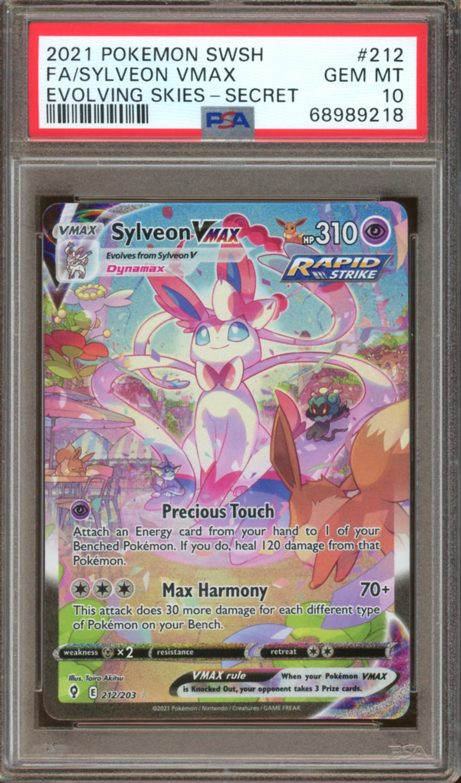 Sylveon-VMAX (212/203), Busca de Cards