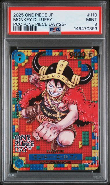 One Piece - One Piece Day 25' - Japanese - Monkey.D.Luffy #110 - 2025 - PSA 9