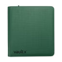 Vault X - 12 Pocket - Exo Tec Zip Binder - Metallic Green
