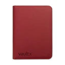 Vault X - 9 Pocket - Exo Tec Zip Binder - Metallic Red