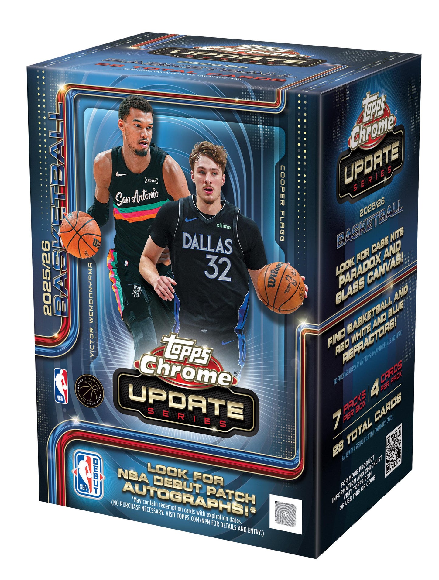Topps - Chrome Update - NBA Basketball - 2025-26 - Blaster Box