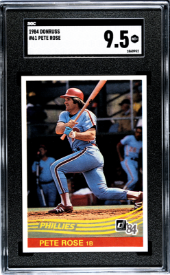 Panini - Donruss - Pete Rose #61 - 1984 - SGC 9.5