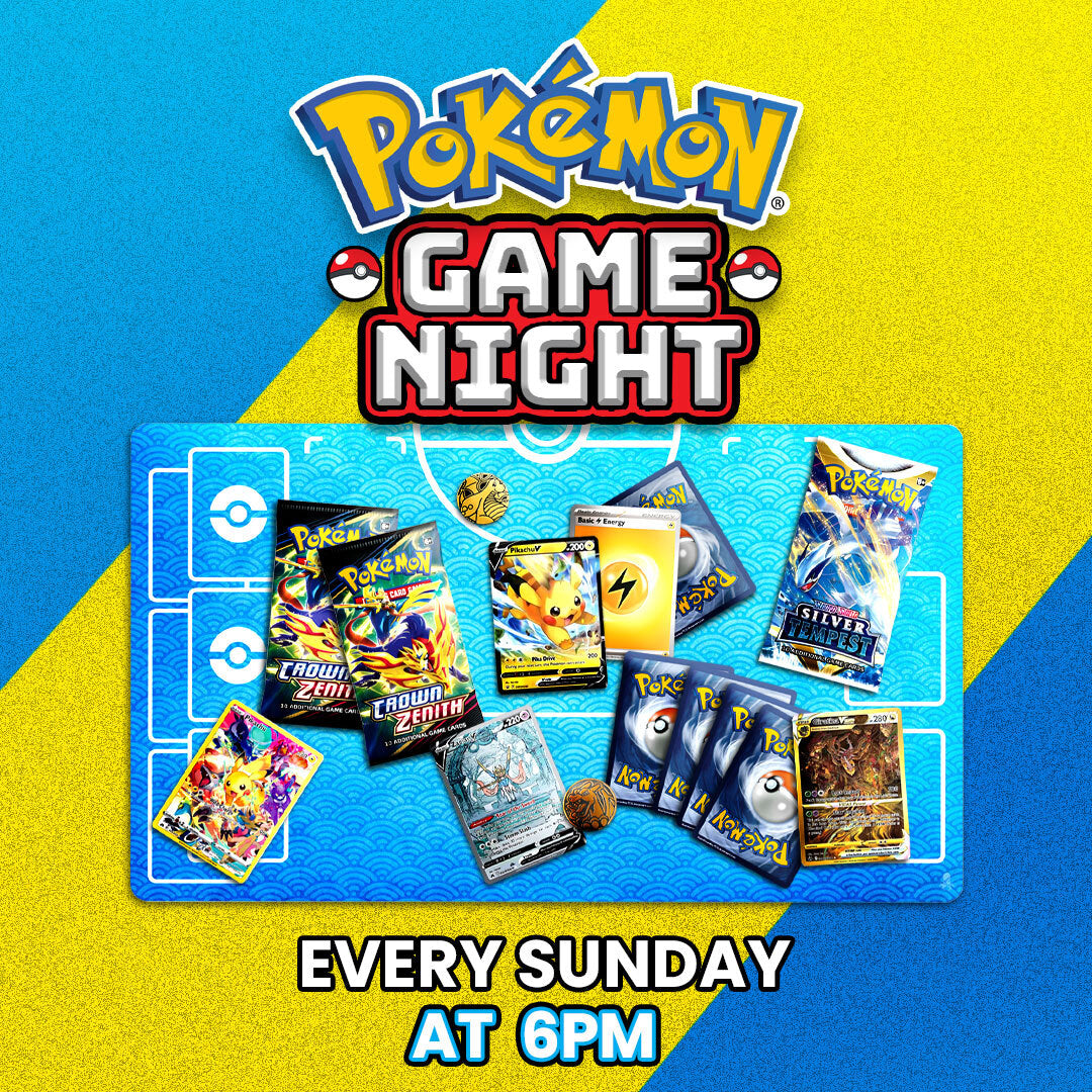 Card Pop Pokemon Game nights mobile banner